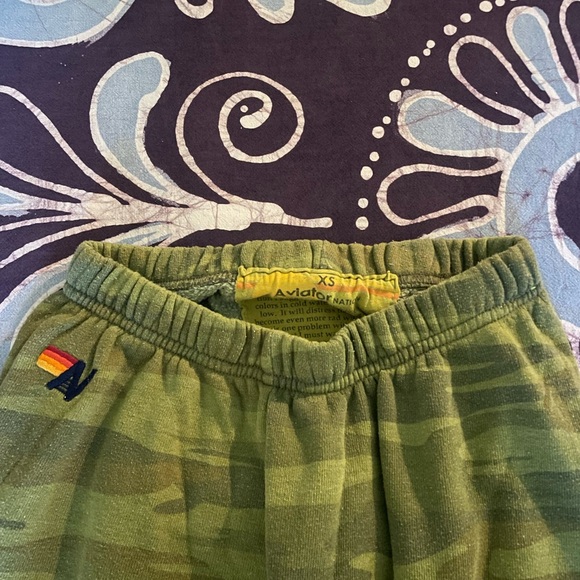 Aviator Nation Camo Lightning Bolt Sweatpants - Picture 3 of 5